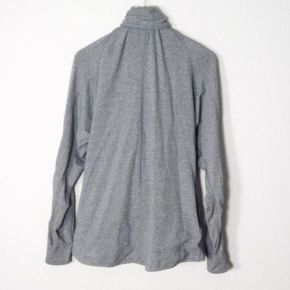 Lululemon Women’s Cardigan Rulu Rally Wrap Athleisure Quiet Luxury Gray Drape M - Picture 2 of 8